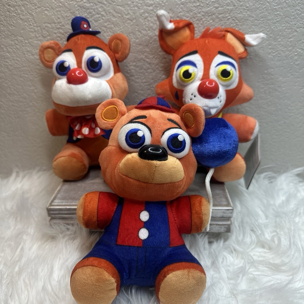 $33 🌙 Funko Plush FNAF Five Nights at Freddy's Circus Freddy, Freddy, Foxy NEW